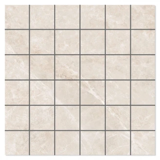 Marmor Mosaik Klinker Sintracino Beige Poleret 30x30 (5x5) cm-2